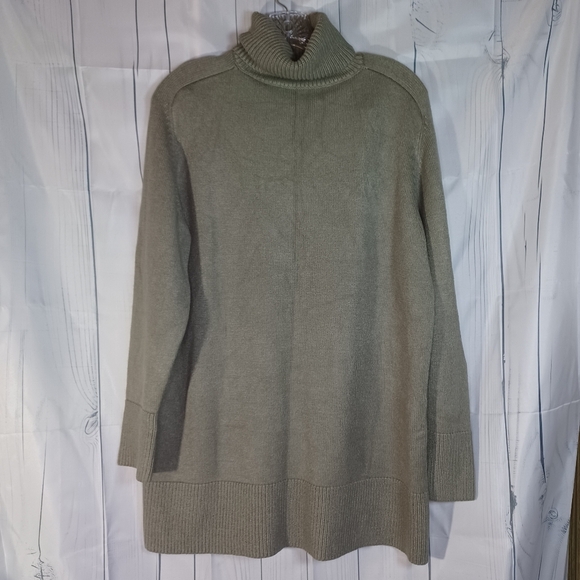 Zara turtleneck neck long sleeve oversized long sweater - Picture 1 of 12